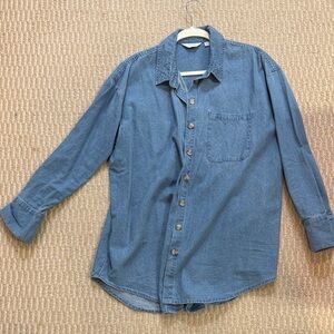 Seraphine Denim Button-Up Shirt